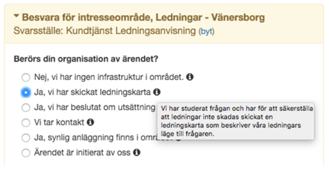 Svarsalternativen